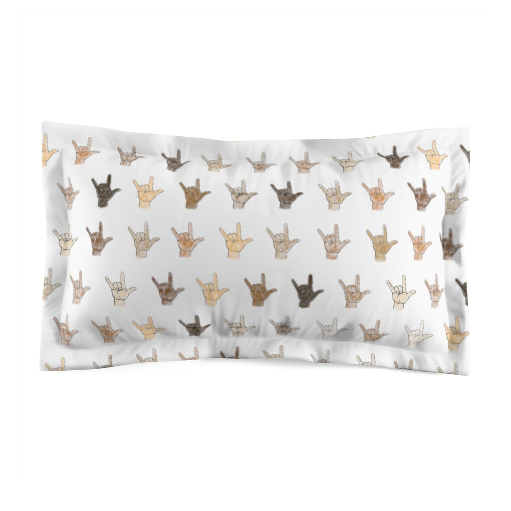 Tiny Hands Microfiber Sham