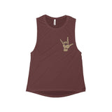 Sign Language Muscle Tank