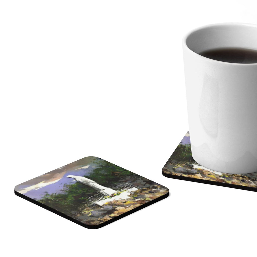 Queen of Peace Hardboard Coaster - 4pcs