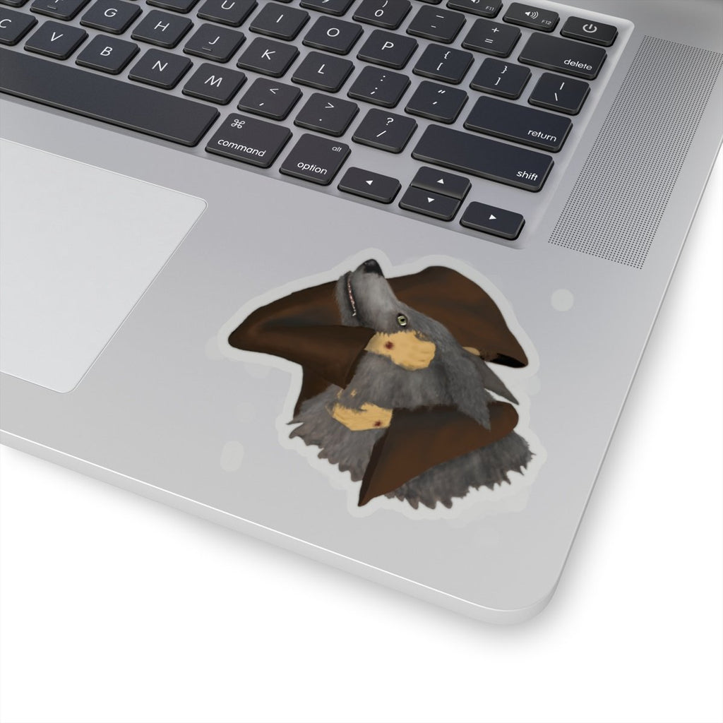 Brother Wolf Embrace Kiss-Cut Stickers