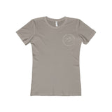 Women's The Boyfriend Tee With Cross Mountain Scene