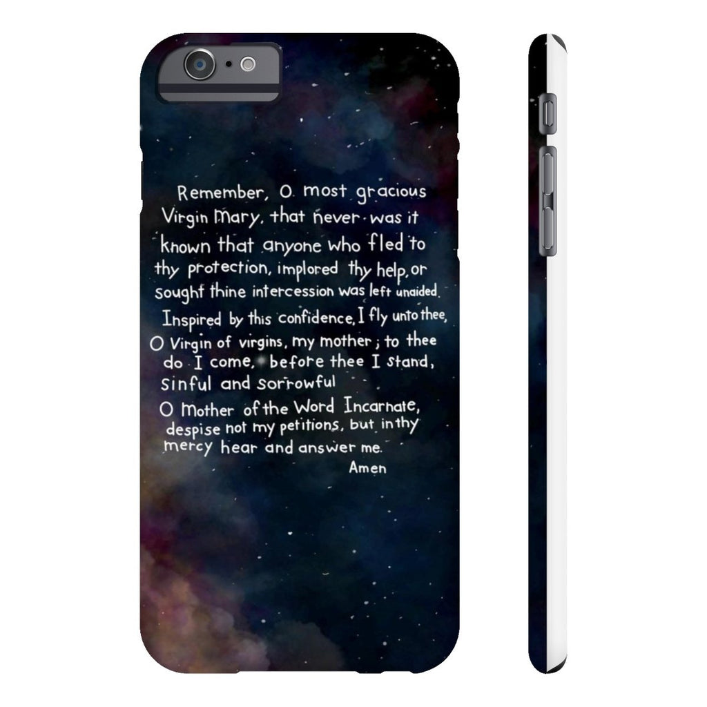 Memorare Prayer - Phone Cases