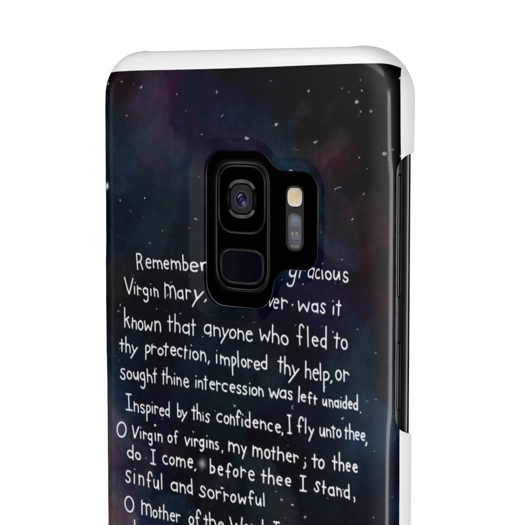 Memorare Prayer - Phone Cases