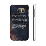 Memorare Prayer - Phone Cases