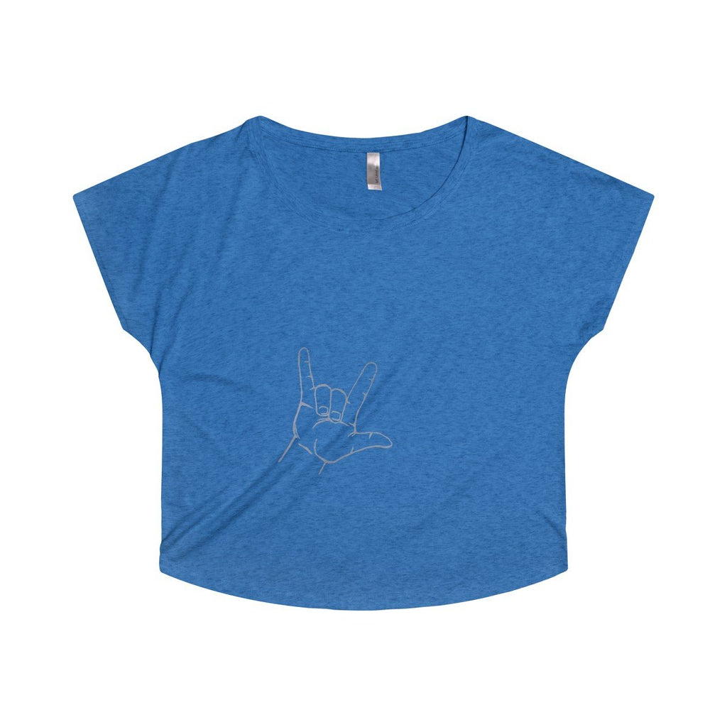 Women's Love Off-the-Shoulder Shirt