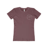 Women's The Boyfriend Tee With Cross Mountain Scene