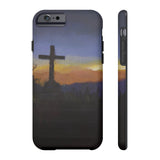 Tough Phone Case With Cross Mountain Artwork