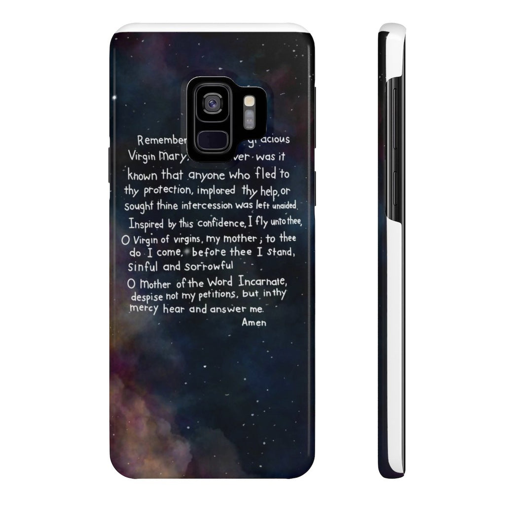 Memorare Prayer - Phone Cases