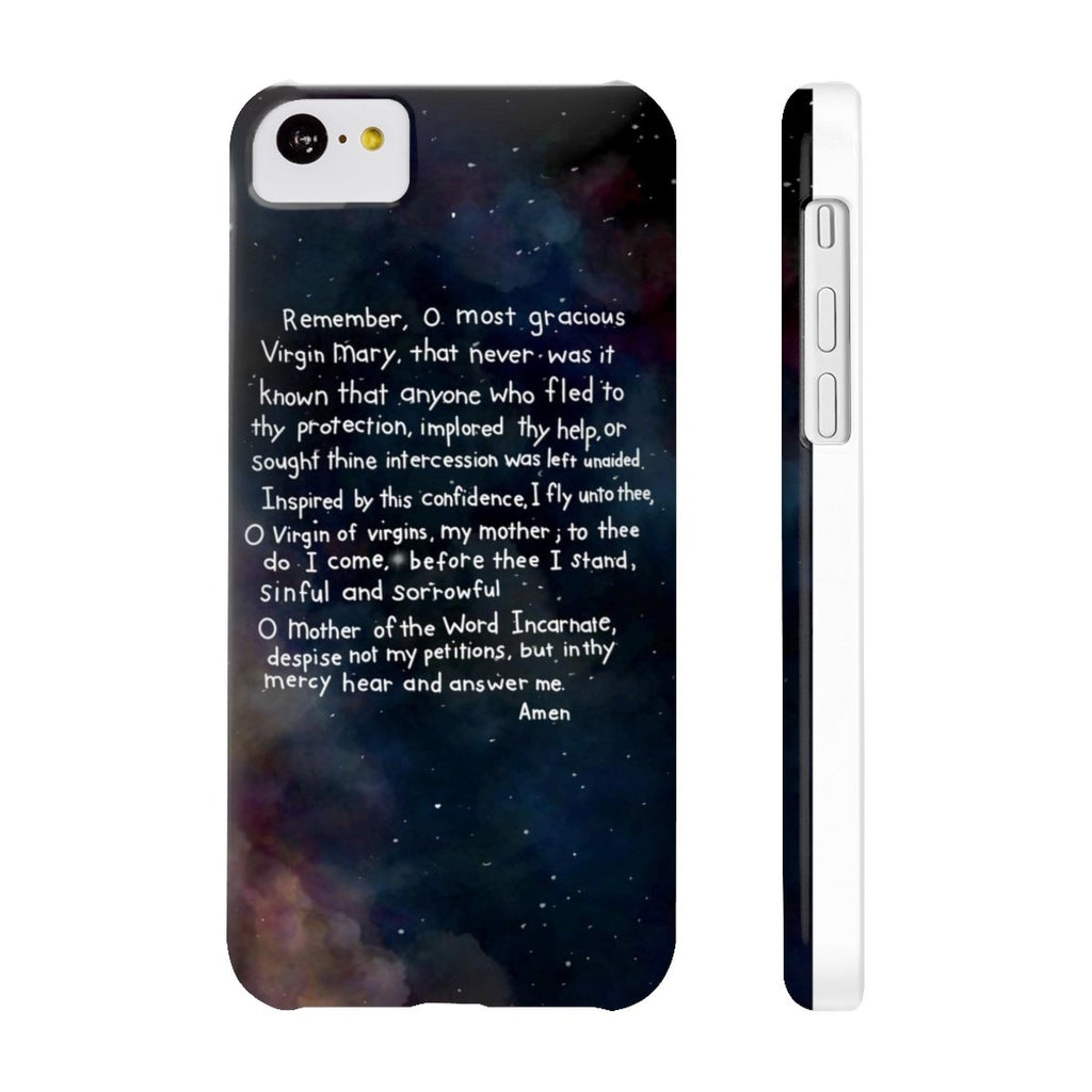 Memorare Prayer - Phone Cases