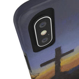 Tough Phone Case With Cross Mountain Artwork