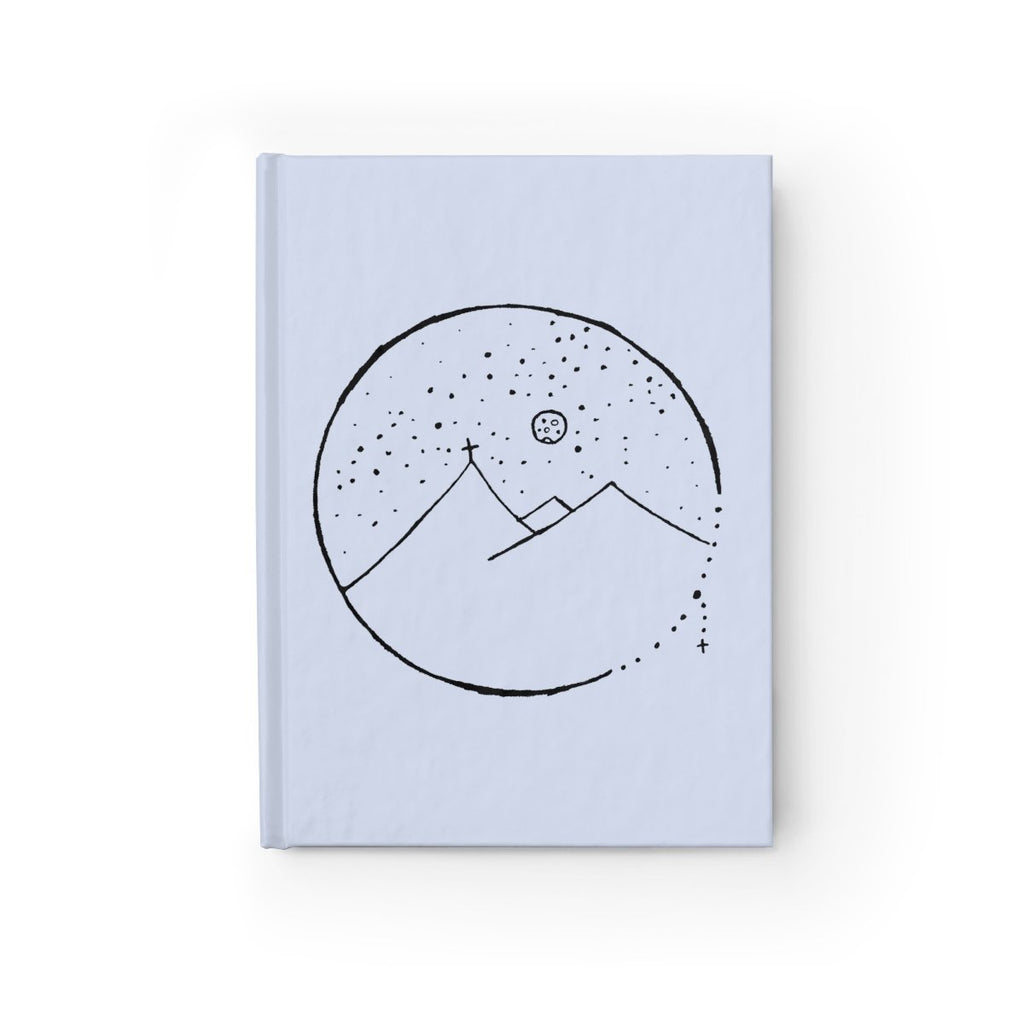 Cross Mountain, Powder Blue Blank Page Journal