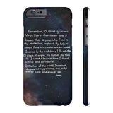 Memorare Prayer - Phone Cases