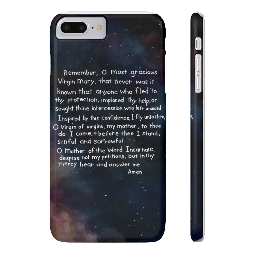 Memorare Prayer - Phone Cases