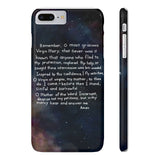 Memorare Prayer - Phone Cases