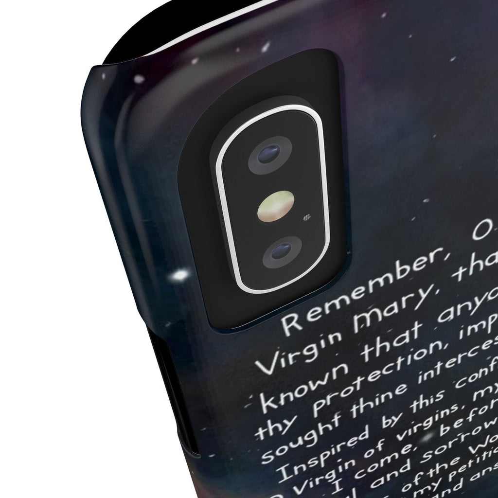 Memorare Prayer - Phone Cases