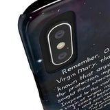 Memorare Prayer - Phone Cases