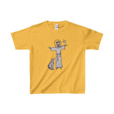St. Francis with Brother Wolf Kid's T-Shirt