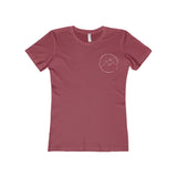 Women's The Boyfriend Tee With Cross Mountain Scene