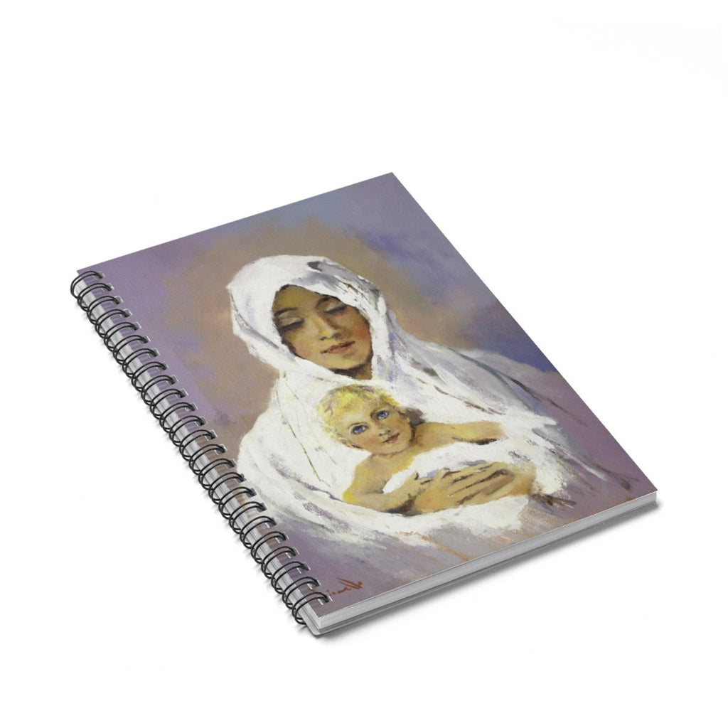Madonna and Child Spiral Notebook