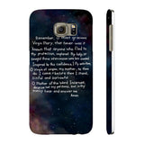Memorare Prayer - Phone Cases