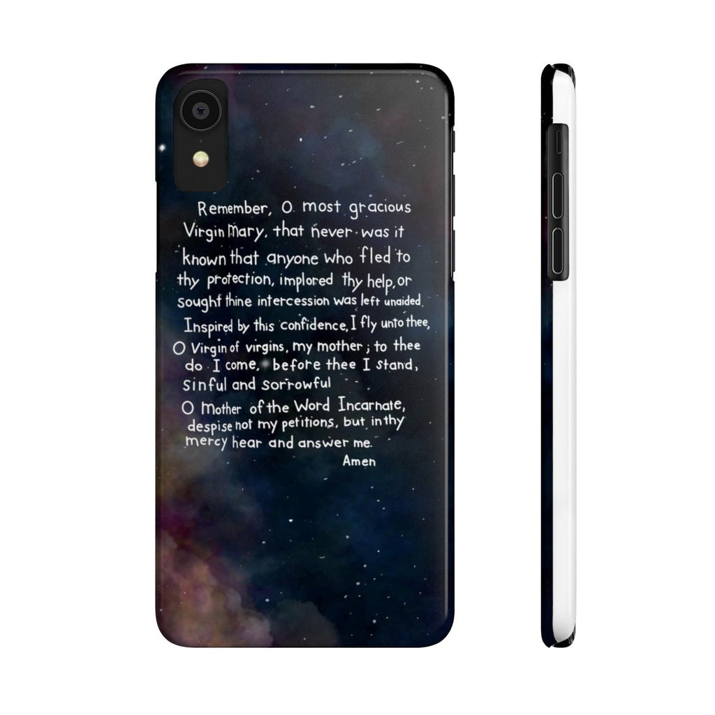 Memorare Prayer - Phone Cases
