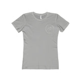 Women's The Boyfriend Tee With Cross Mountain Scene