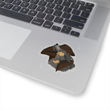 Brother Wolf Embrace Kiss-Cut Stickers