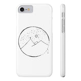 Slim Mate Phone Case with Cross Mountain Scene
