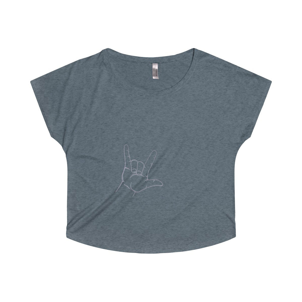 Women's Love Off-the-Shoulder Shirt