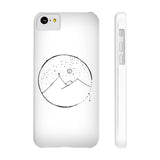 Slim Mate Phone Case with Cross Mountain Scene