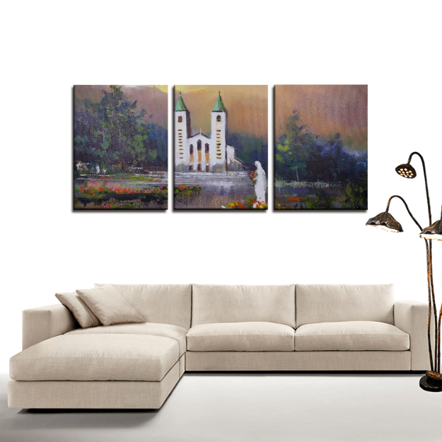 St. James Church 3-Panel Canvas Print Set