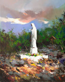 Apparition Hill Print - Gospa painting
