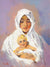 Apparition Hill Print - Madonna and Child painting