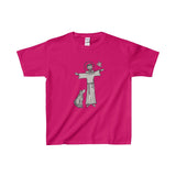 St. Francis with Brother Wolf Kid's T-Shirt
