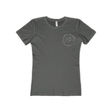 Women's The Boyfriend Tee With Cross Mountain Scene