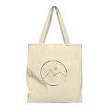 Roomy Tote Bag with Cross Mountain Scene