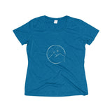 Women's Wicking Tee with Cross Mountain Design