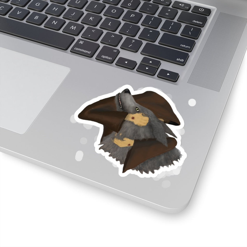 Brother Wolf Embrace Kiss-Cut Stickers