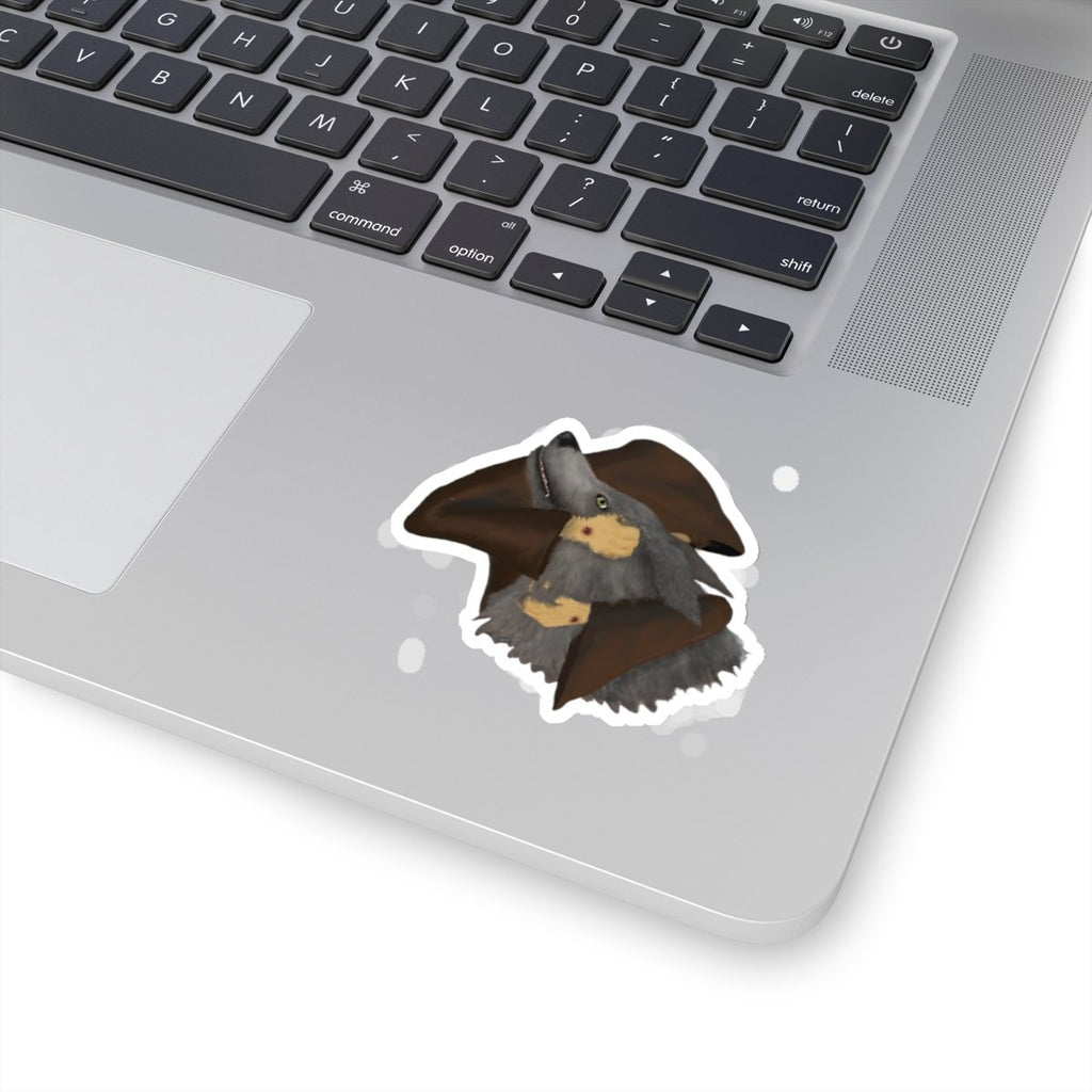 Brother Wolf Embrace Kiss-Cut Stickers