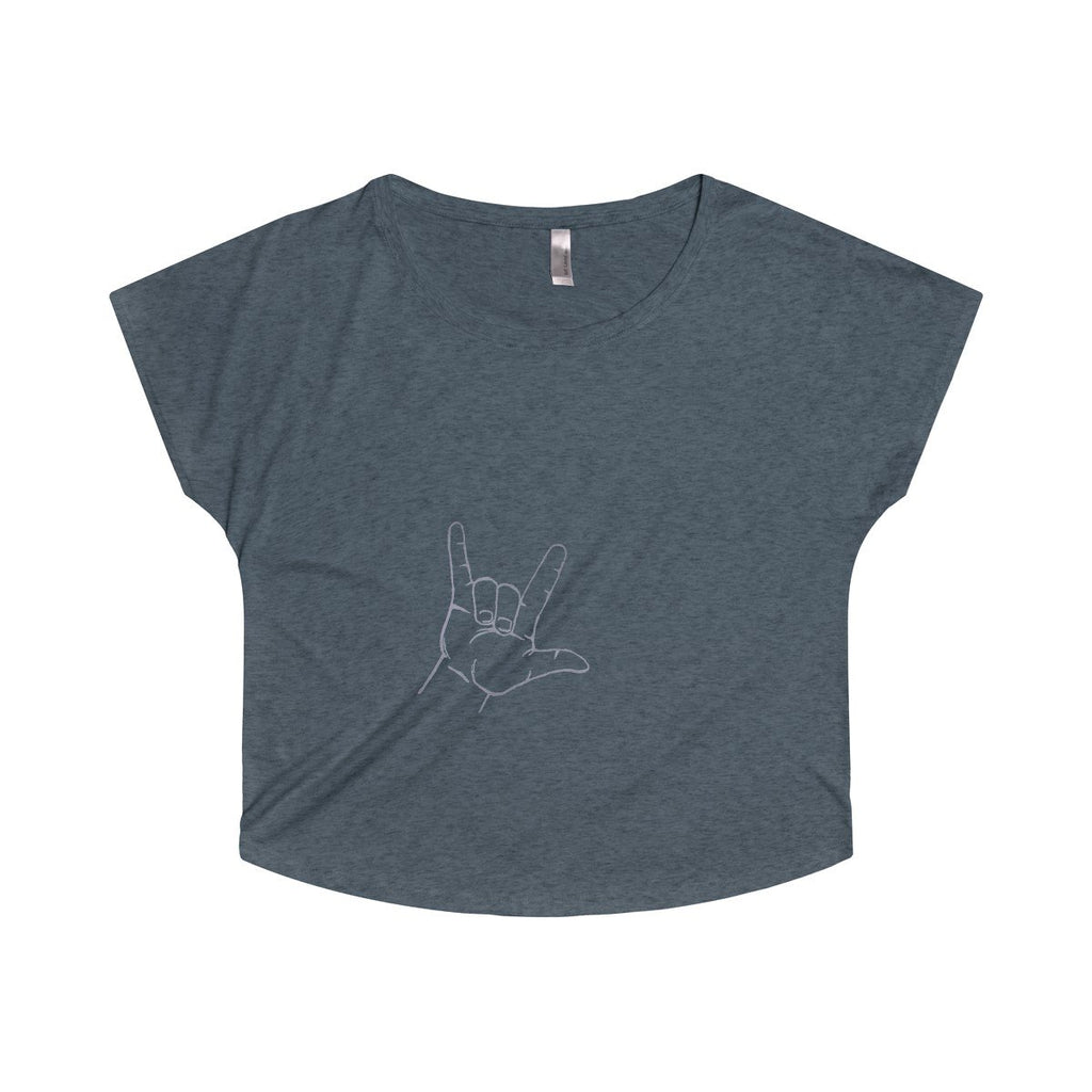 Women's Love Off-the-Shoulder Shirt