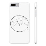 Slim Mate Phone Case with Cross Mountain Scene