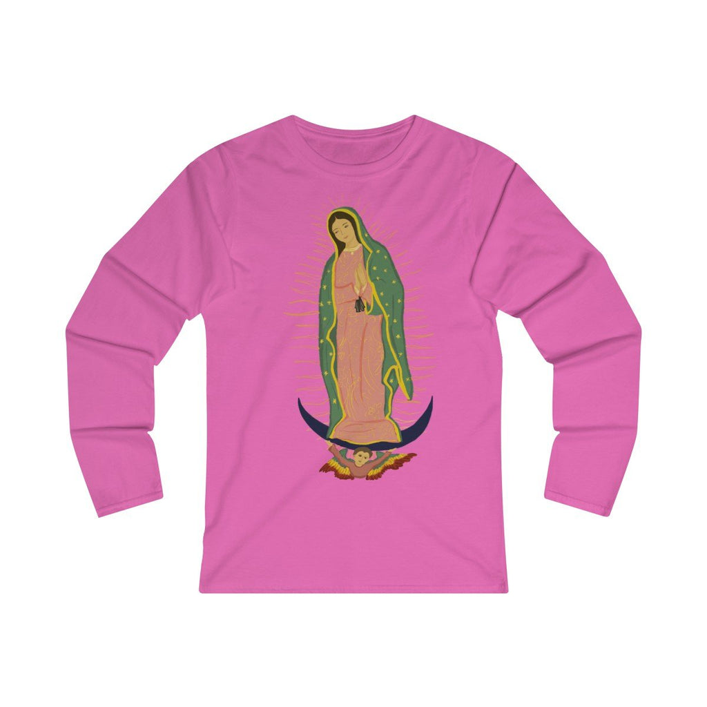Virgen de Guadalupe Women's Long Sleeve Tee