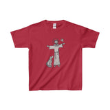 St. Francis with Brother Wolf Kid's T-Shirt