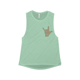 Sign Language Muscle Tank