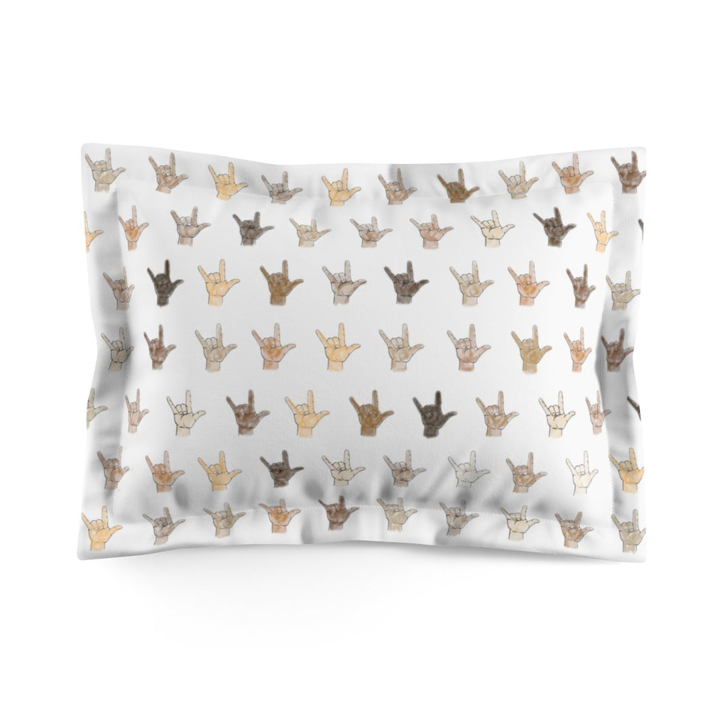Tiny Hands Microfiber Sham