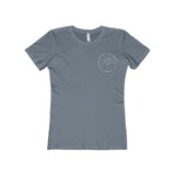 Women's The Boyfriend Tee With Cross Mountain Scene