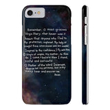 Memorare Prayer - Phone Cases