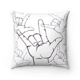 Love Hands Pillow Case