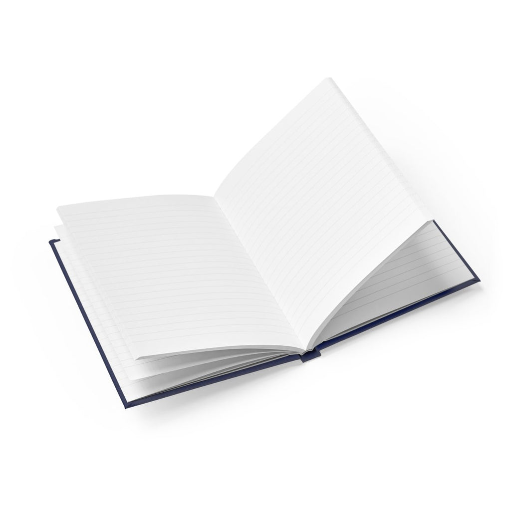 Midnight Blue Journal With Cross Mountain Scene