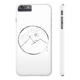 Slim Mate Phone Case with Cross Mountain Scene